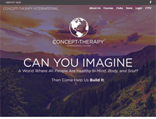 Tablet Screenshot of concept-therapy.org
